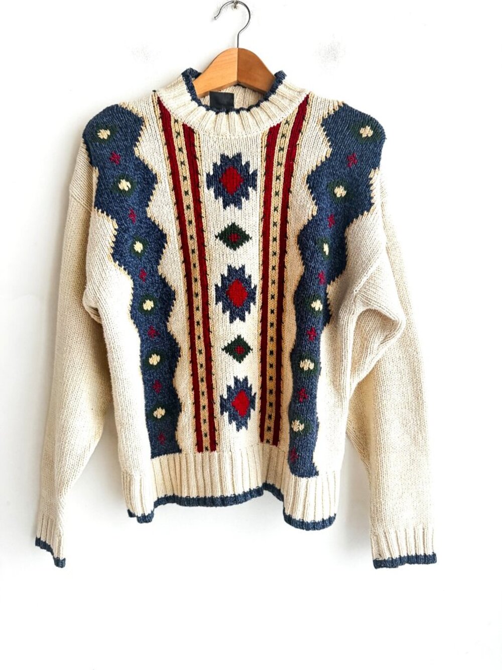Vintage Liz Wear Southwestern Boho Sweater M